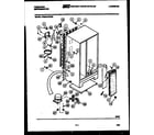 Frigidaire FPE24VWDW2 system and automatic defrost parts diagram
