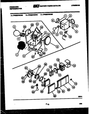Refrigerator control assembly, damper control assembly and f