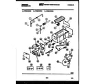 Frigidaire FPE22VWCH4 ice maker and installation parts diagram