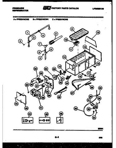 Ice maker and installation parts