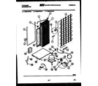 Frigidaire FPE22VWCA4 system and automatic defrost parts diagram