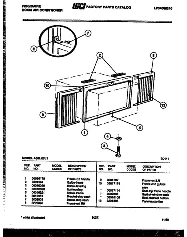 Window mounting parts