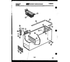 Frigidaire CFE23DL2 shelves and supports diagram