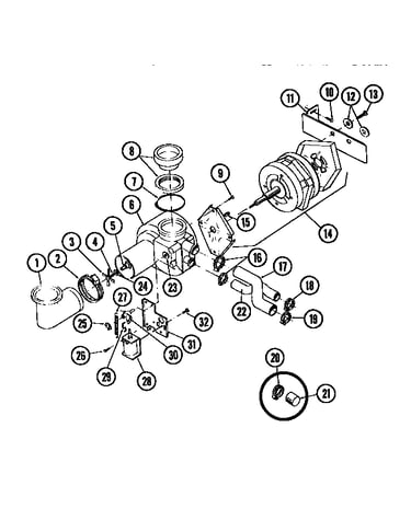 Motor pump parts