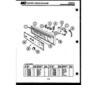 Frigidaire DW3350DW2 console and control parts diagram