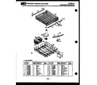 Frigidaire DW3350DW2 racks and trays diagram