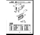 Frigidaire A04LE2E1 cabinet parts diagram
