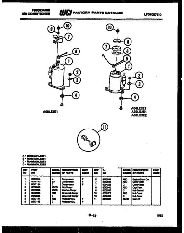 Compressor parts