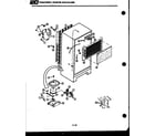Frigidaire FPES21TDW0 system and automatic defrost parts diagram