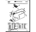 Frigidaire CFS16DW2 cabinet parts diagram