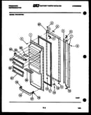 Refrigerator door parts