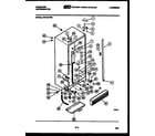 Frigidaire FPD19VFW0 cabinet parts diagram