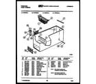 Frigidaire CFS18LL2 cabinet parts diagram