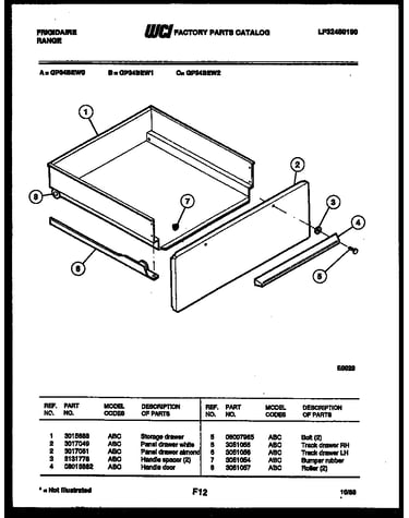 Drawer parts