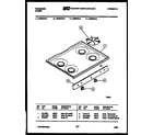 Frigidaire G32BCL3 cooktop parts diagram