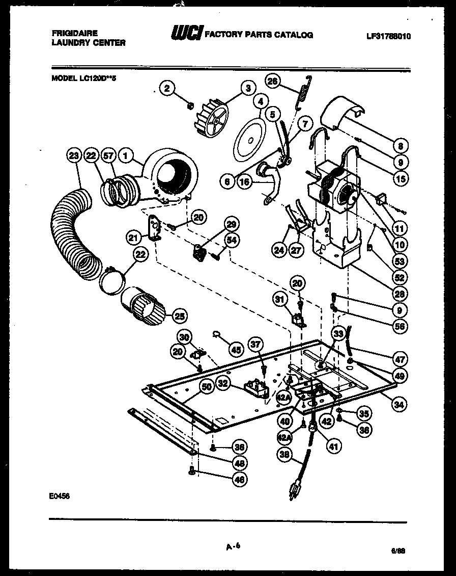 DRYER MOTOR, BLOWER AND BELT