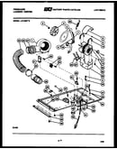 Dryer motor, blower and belt