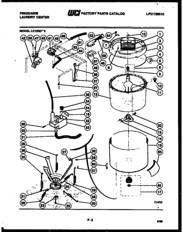 Tubs, water valve and lid switch