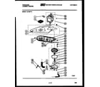 Frigidaire LC120DW5 washer drive system and pump diagram