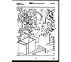 Frigidaire LC248DW5 cabinet parts and heater diagram