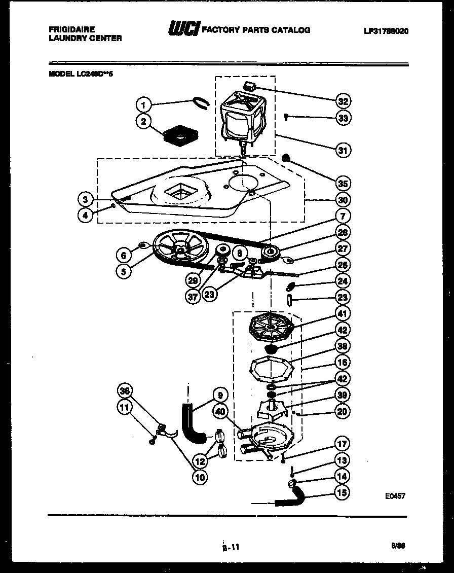 WASHER DRIVE SYSTEM AND PUMP