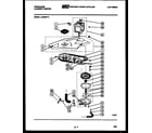 Frigidaire LC248DW5 washer drive system and pump diagram