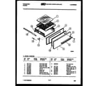 Frigidaire GG46CW3 broiler drawer parts diagram
