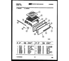 Frigidaire GG26CW3 broiler drawer parts diagram