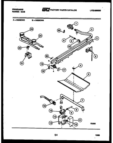 Burner, manifold and gas control