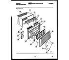 Frigidaire AW09NT5F1 cabinet parts diagram