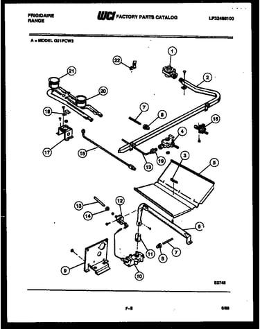 Burner, manifold and gas control
