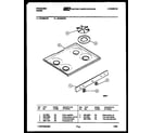 Frigidaire GC32BCW4 cooktop parts diagram