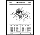 Frigidaire GC32BCW4 broiler drawer parts diagram