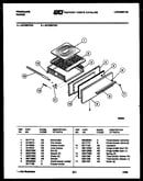 Broiler drawer parts