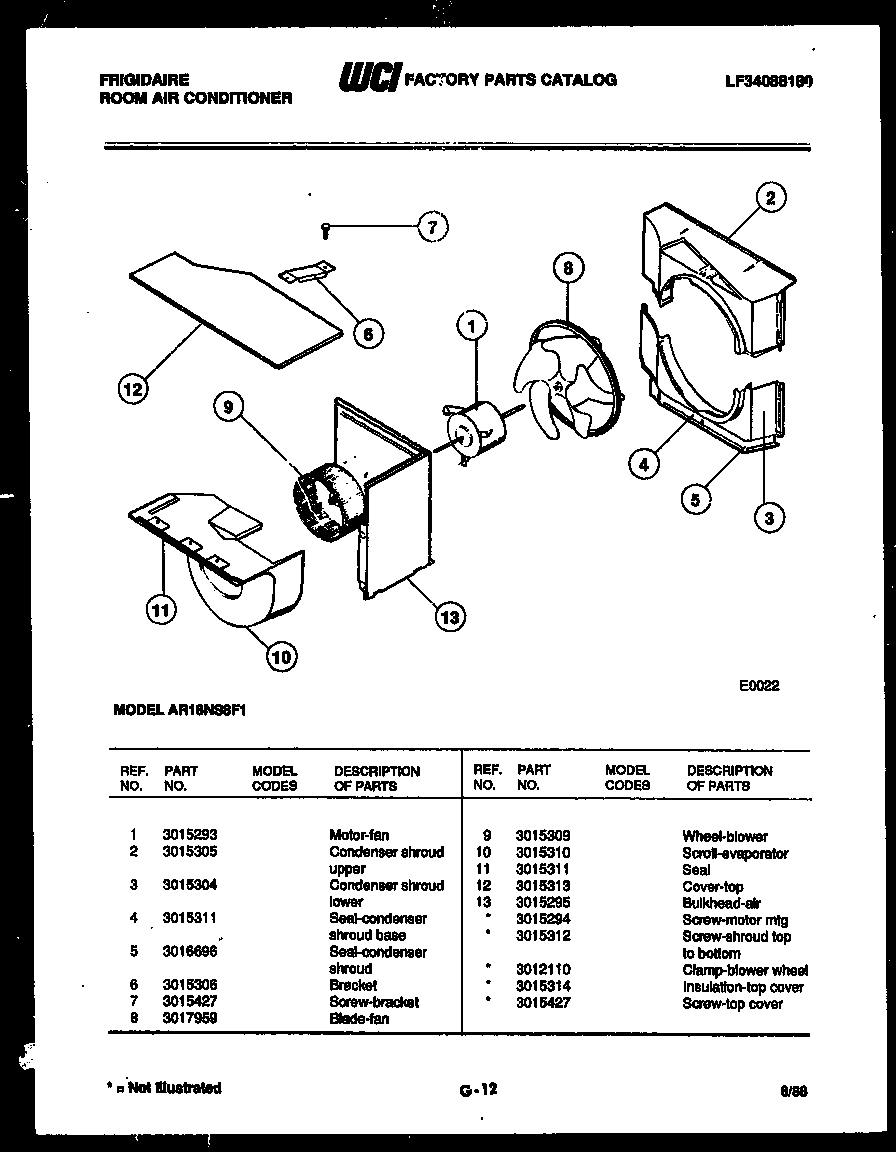 Air handling parts