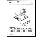 Frigidaire GG32PCL4 cooktop parts diagram
