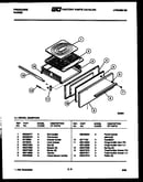 Broiler drawer parts
