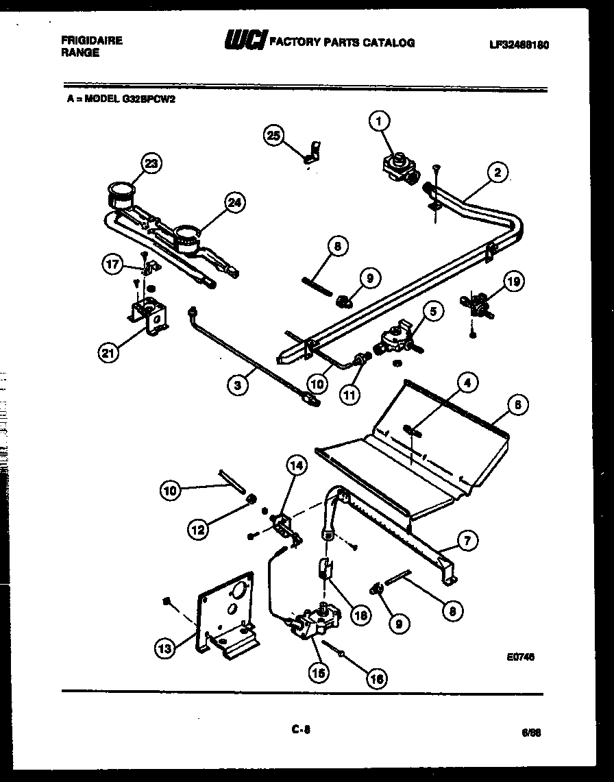 Burner, manifold and gas control