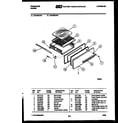 Frigidaire GCG32CL3 broiler drawer parts diagram
