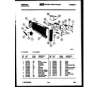 Frigidaire DW1805FW console and control parts diagram