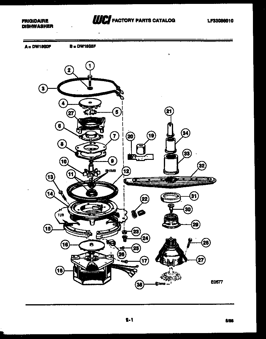 MOTOR PUMP PARTS