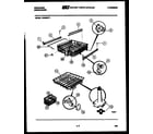 Frigidaire DW6600FW1 racks and trays diagram