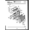 Frigidaire A08LH5F1 cabinet parts diagram