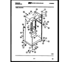 Frigidaire FPCI19TFF0 cabinet parts diagram