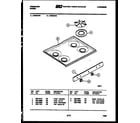 Frigidaire GG32CL3 cooktop parts diagram