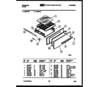 Frigidaire GG32CW2 broiler drawer parts diagram