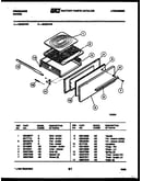 Broiler drawer parts