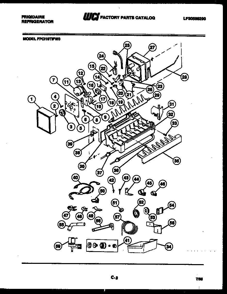 ICE MAKER AND INSTALLATION PARTS