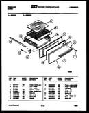 Broiler drawer parts