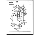 Frigidaire FPCI21TFH0 cabinet parts diagram